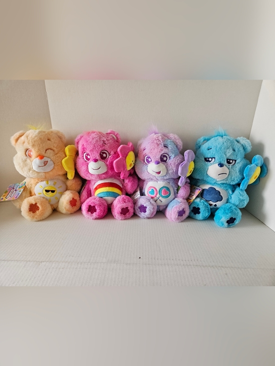 Care Bears Other - Care Bears With Flowers, Full Set Of 4